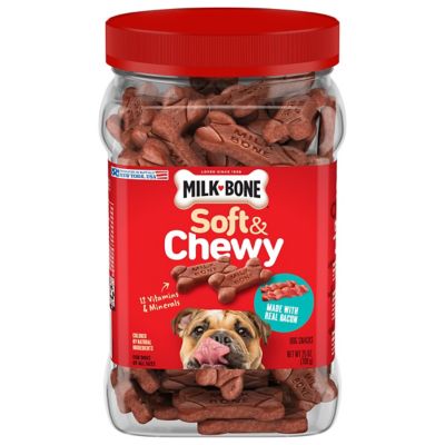 Milk-Bone Bacon Flavor Soft and Chewy Dog Treats, 25 oz.