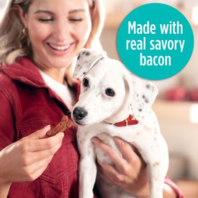 Image showing  Real Bacon Flavor Soft and Chewy Dog Treats, 25 oz.