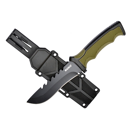 RUKO Field Fixed Blade Knife, RUK0191GN-CS