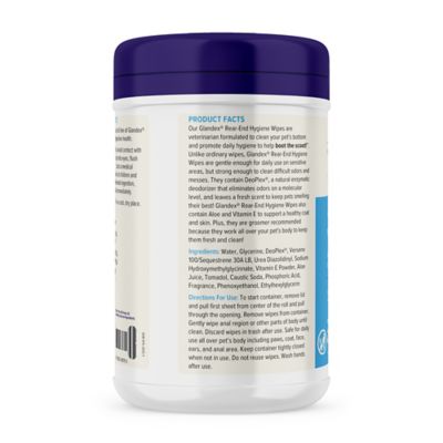 Image showing  Anal Gland Hygienic Pet Wipes, Fresh Scent, 75 ct.