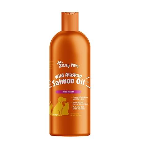 Zesty Paws Salmon Oil for Dogs and Cats, 16 oz.