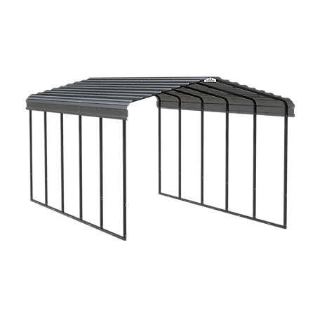 Arrow Carport, 12 ft. x 24 ft. x 9 ft. Charcoal, CPHC122409