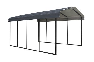 Arrow Carport, 12 ft. x 20 ft. x 9 ft. Charcoal, CPHC122009