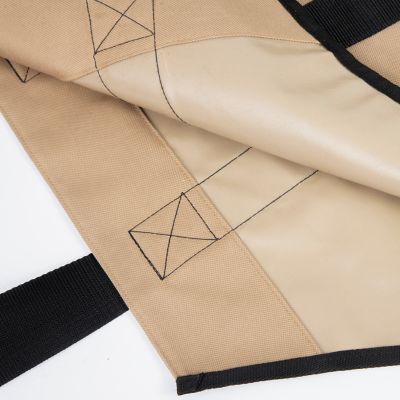 Image showing  Extra-Large Heavy-Duty Polyester Firewood Bag, Tan