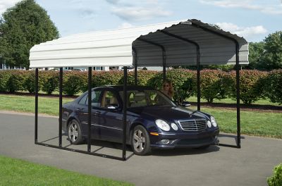 Image showing  10 ft. x 15 ft. Carport, Eggshell