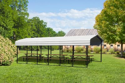 Image showing  10 ft. x 29 ft. Carport, Eggshell