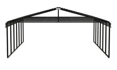 Image showing 9 th Arrow Carport, 20 ft. x 29 ft. x 9 ft. Charcoal, CPHC202909