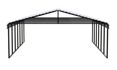 Image showing 9 th Arrow Carport, 20 ft. x 29 ft. x 9 ft. Eggshell, CPH202909