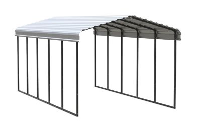 Arrow 12 ft. x 24 ft. Carport, Eggshell