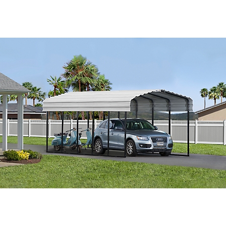 Arrow Carport, 12 ft. x 24 ft. x 9 ft. Eggshell, CPH122409