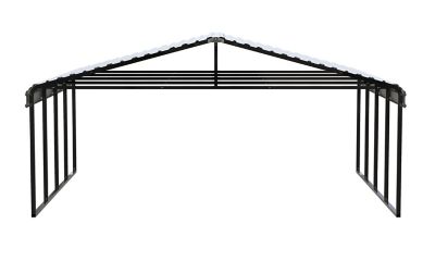 Image showing 9 th Arrow Carport, 20 ft. x 20 ft. x 9 ft. Eggshell, CPH202009