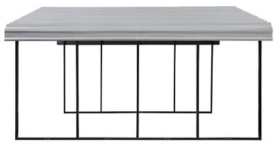 Image showing 10 th Arrow Carport, 20 ft. x 20 ft. x 9 ft. Eggshell, CPH202009