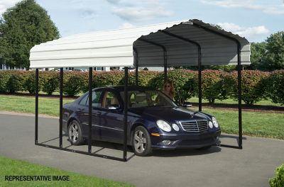 Image showing  10 ft. x 20 ft. Carport, Eggshell