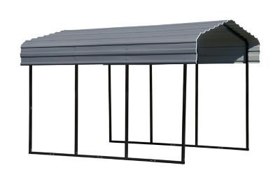 Arrow Carport, 10 ft. x 15 ft. x 9 ft. Charcoal, CPHC101509