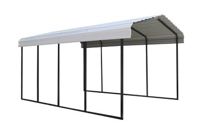 Arrow 12 ft. x 20 ft. Carport, Eggshell