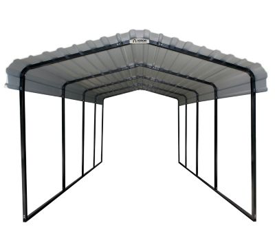 Image showing 9 th Arrow 12 ft. x 20 ft. Carport, Eggshell