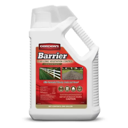 Gordon has 1 gallon Year-Round Vegetation Control Barrier Concentrated Weed Killers