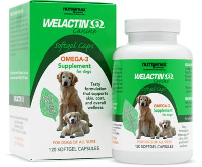 Nutramax Laboratories Welactin Omega-3 Supplement Softgels for Dogs
