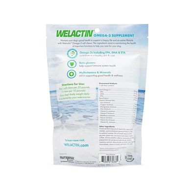 Image showing  Omega-3 Skin and Coat Health Plus Overall Wellness Supplement for Dogs, 60 ct.