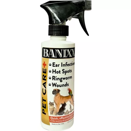 Banixx Multi-Purpose Wound Spray for Animals Fragrance Free Small Pet Health