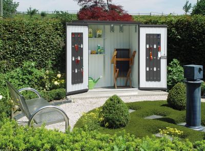 Image showing  12.5 sq. ft. Steel Equipment Locker, Dark Gray