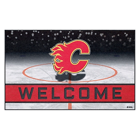 Fanmats Calgary Flames Crumb Rubber Door Mat