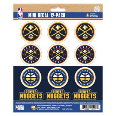 Fanmats Denver Nuggets Mini Decals, 12-Pack