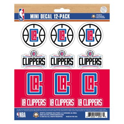 Fanmats Los Angeles Clippers Mini Decals, 12-Pack
