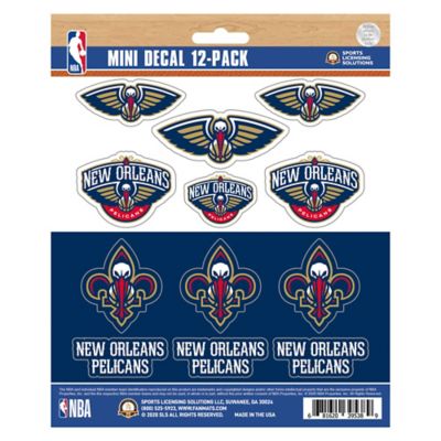 Fanmats New Orleans Pelicans Mini Decals, 12-Pack