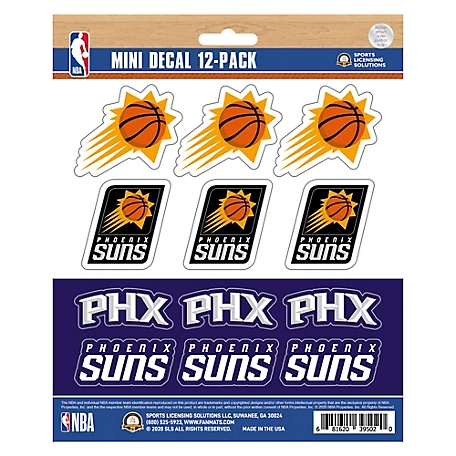 Fanmats Phoenix Suns Mini Decals, 12-Pack