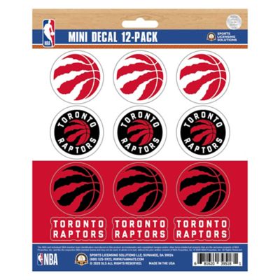 Fanmats Toronto Raptors Mini Decals, 12-Pack