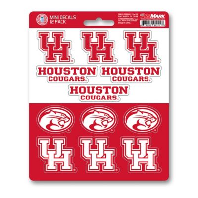Fanmats Houston Cougars Mini Decals, 12-Pack