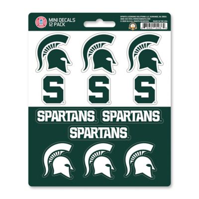 Fanmats Michigan State Spartans Mini Decals, 12-Pack