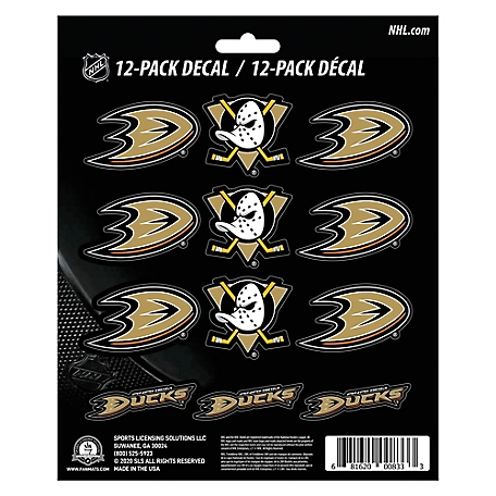 Fanmats Anaheim Ducks Mini Decals, 12-Pack