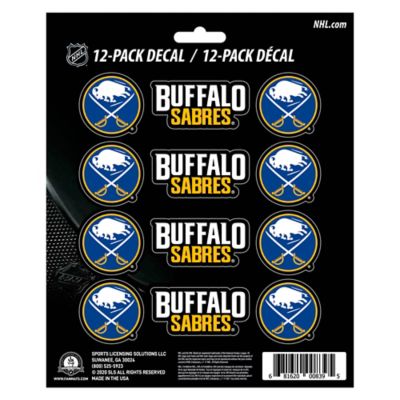 Fanmats Buffalo Sabres Mini Decals, 12-Pack