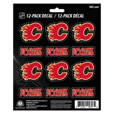 Fanmats Calgary Flames Mini Decals, 12-Pack