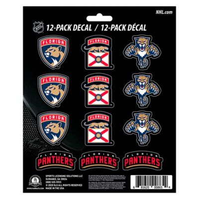 Fanmats Florida Panthers Mini Decals, 12-Pack