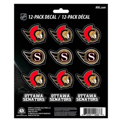Fanmats Ottawa Senators Mini Decals, 12-Pack
