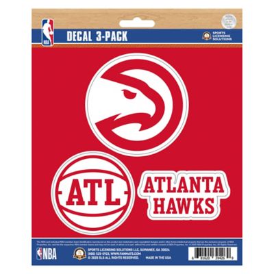 Fanmats Atlanta Hawks Decals, 3-Pack