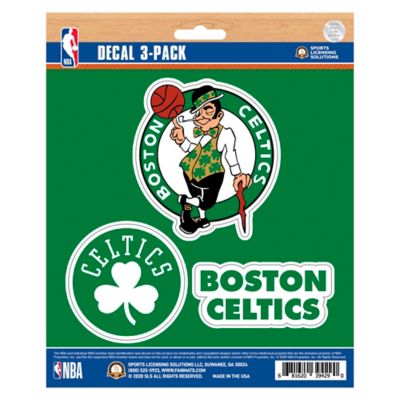 Fanmats Boston Celtics Decals, 3-Pack