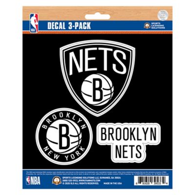 Fanmats Brooklyn Nets Decals, 3-Pack