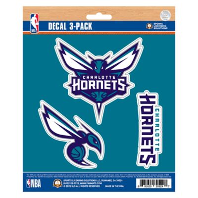 Fanmats Charlotte Hornets Decals, 3-Pack