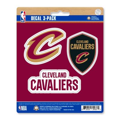 Fanmats Cleveland Cavaliers Decals, 3-Pack