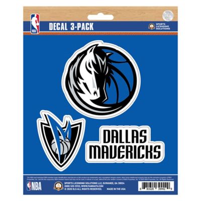 Fanmats Dallas Mavericks Decals, 3-Pack