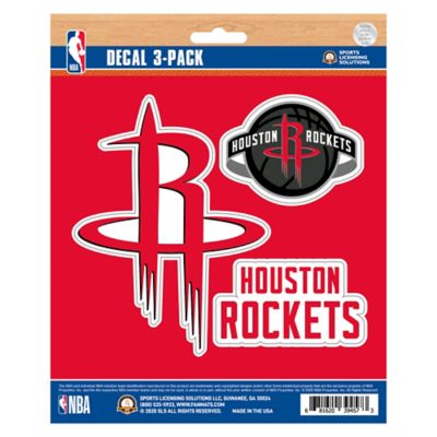 Fanmats Houston Rockets Decals, 3-Pack