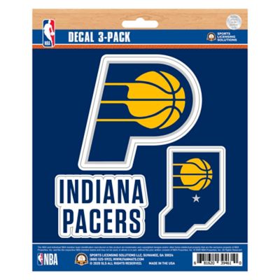 Fanmats Indiana Pacers Decals, 3-Pack