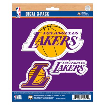 Fanmats Los Angeles Lakers Decals, 3-Pack