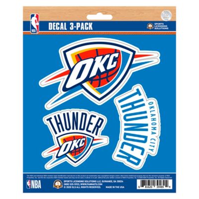 Fanmats Oklahoma City Thunder Decals, 3-Pack