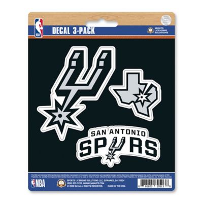 Fanmats San Antonio Spurs Decals, 3-Pack