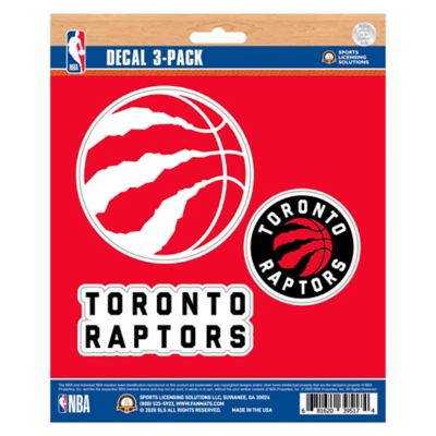 Fanmats Toronto Raptors Decals, 3-Pack